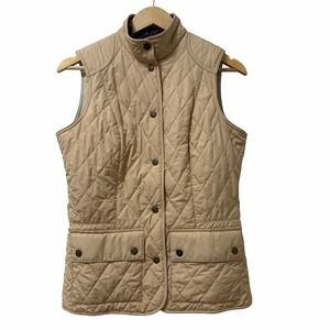 Barbour Womens Saddleworth Gilet Quilted Vest US 4 UK 8 Light Trench Outdoors